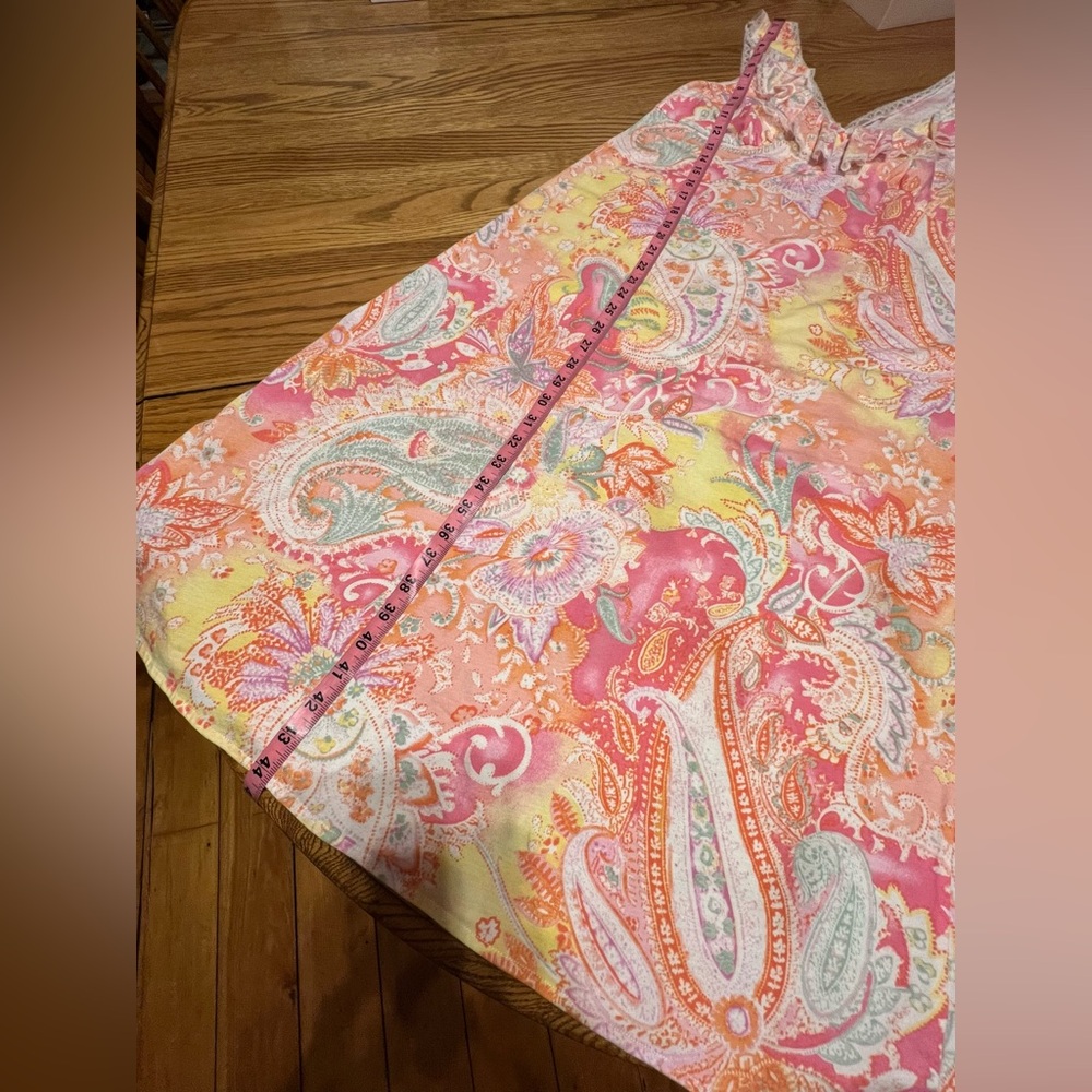 Ralph Lauren Paisley Sleeveless Nightgown Cotton Lace- Maxi Length 💕 NWOT! - Picture 6 of 13